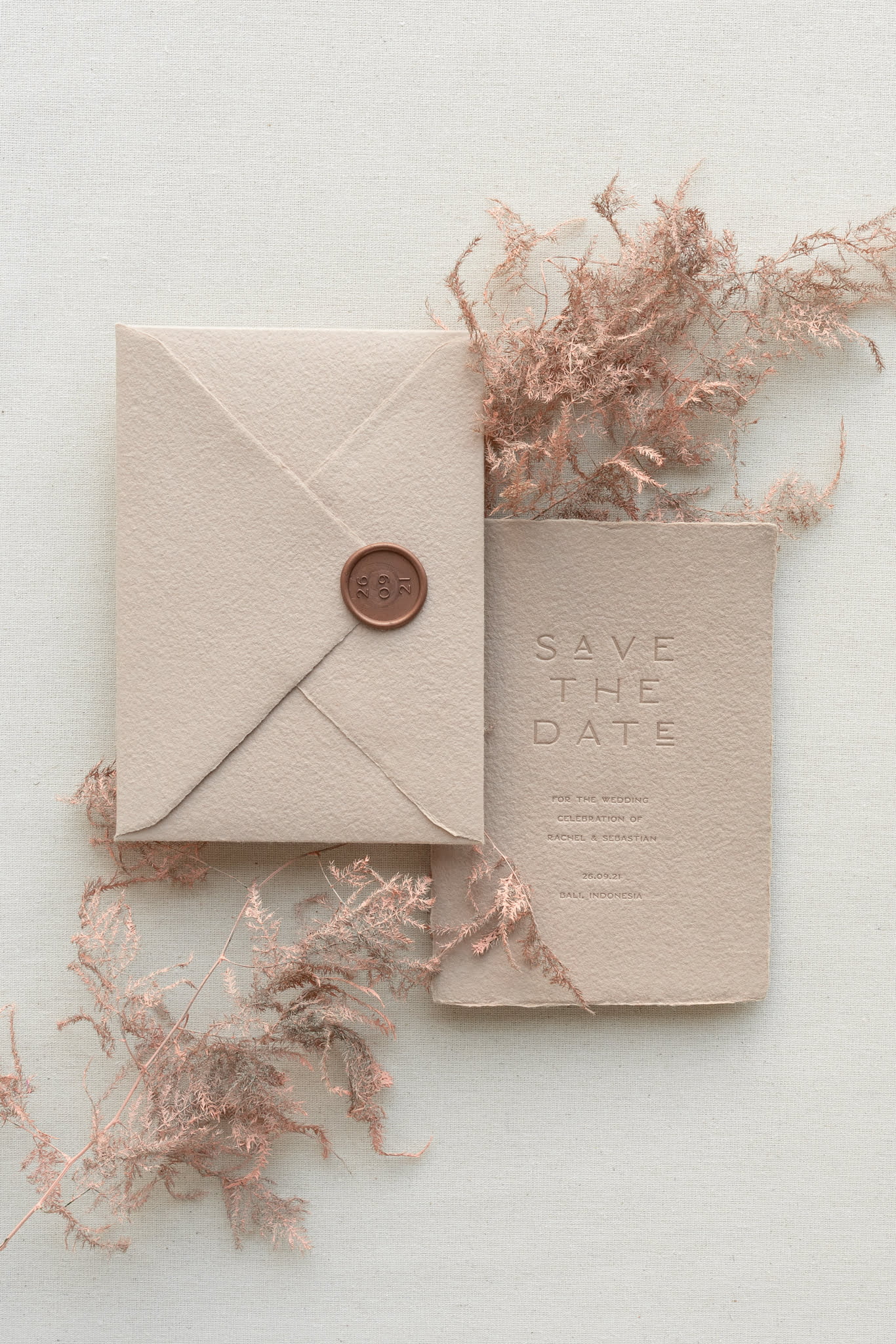letterpress wedding invitations Papira