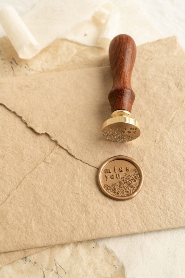 Miss You Wax Seal Stamp - PAPIRA