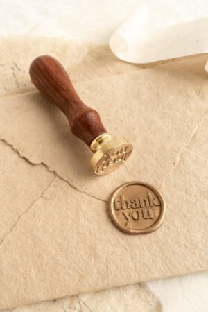 Thank You Wax Seal Stamp - PAPIRA