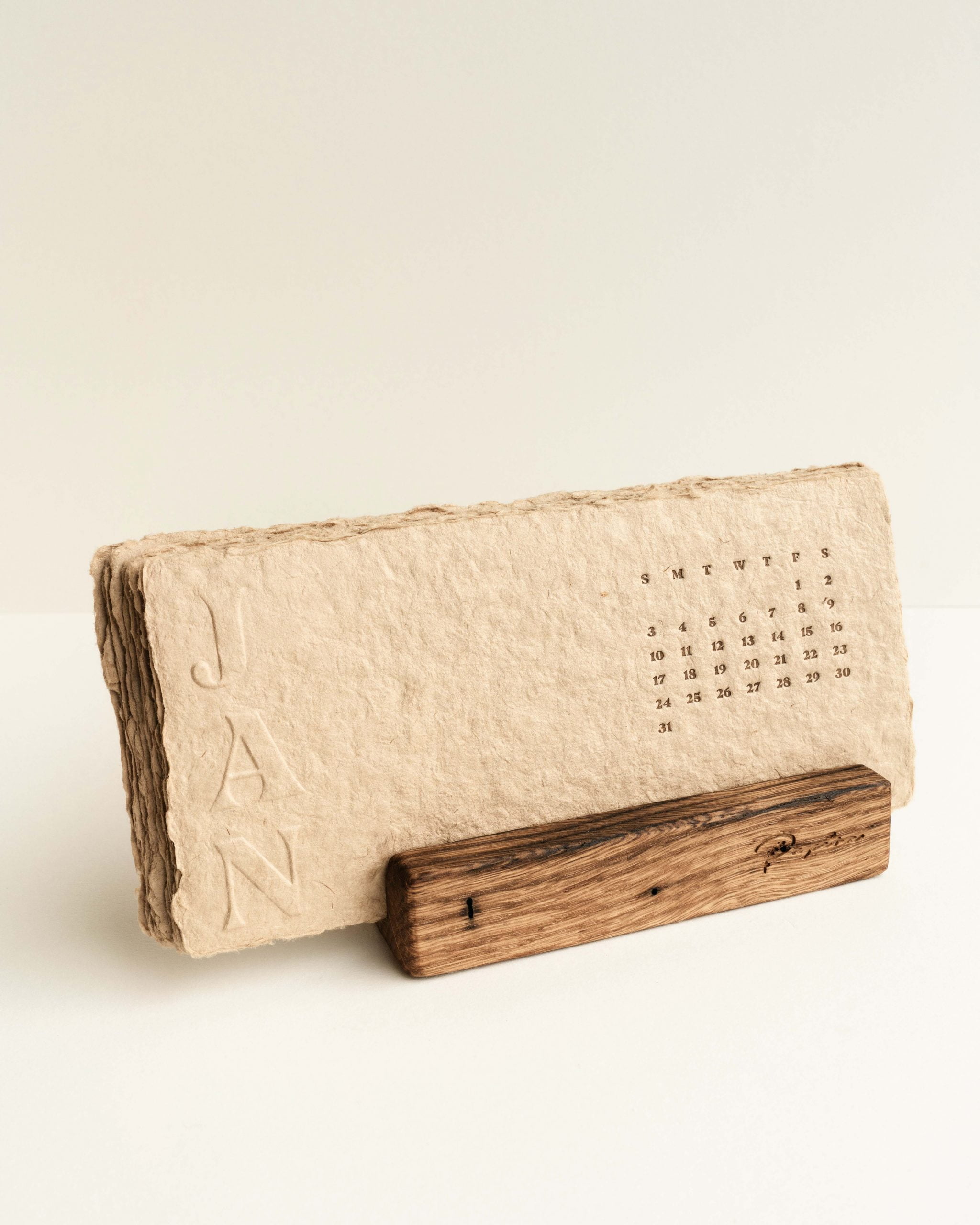 2021 Papira Desk Letterpress Calendar