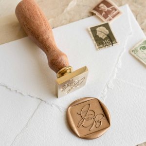 Calligraphy Monogram - Wax Seal Stamp