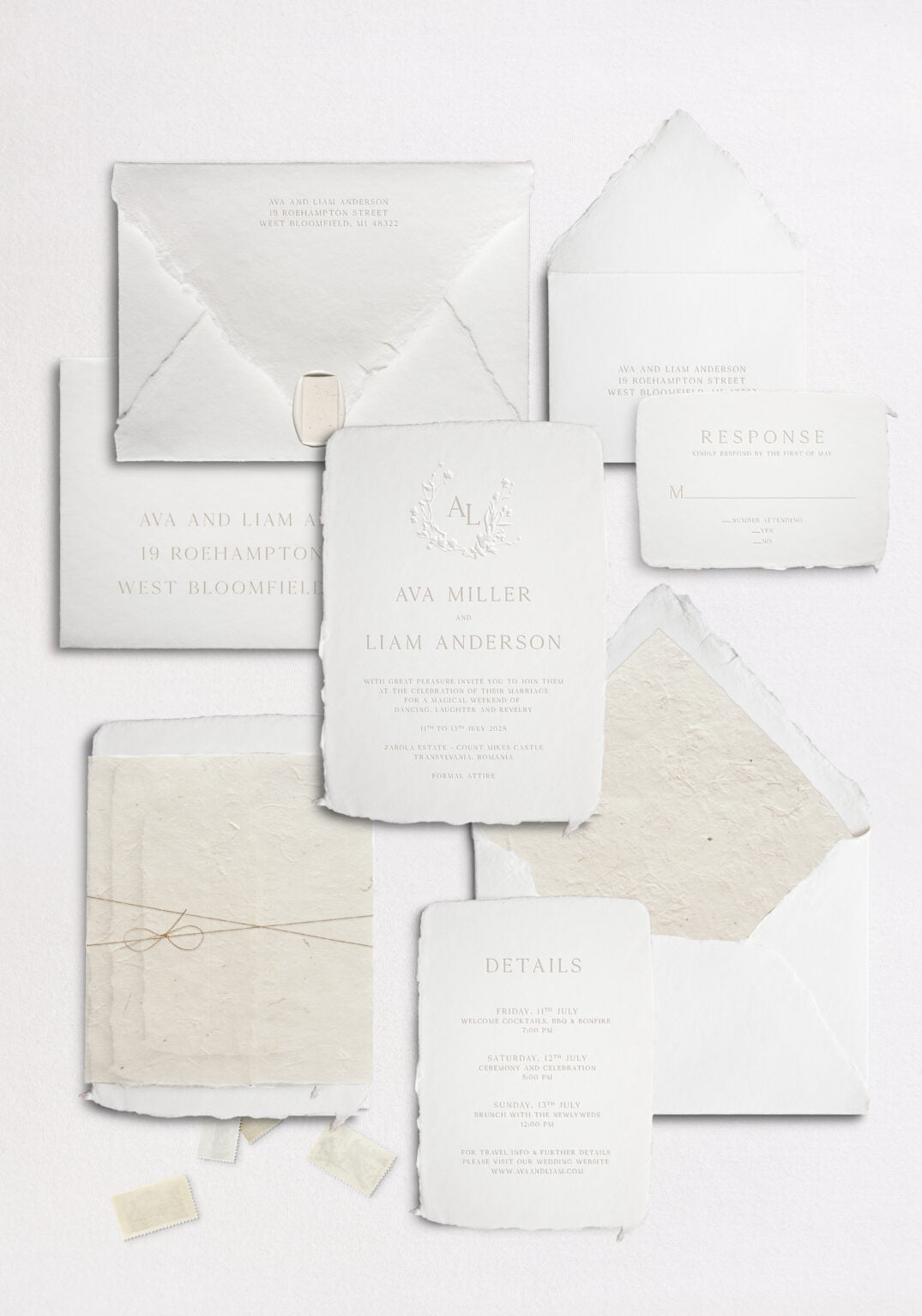 Semi Custom Wedding Invitations Papira