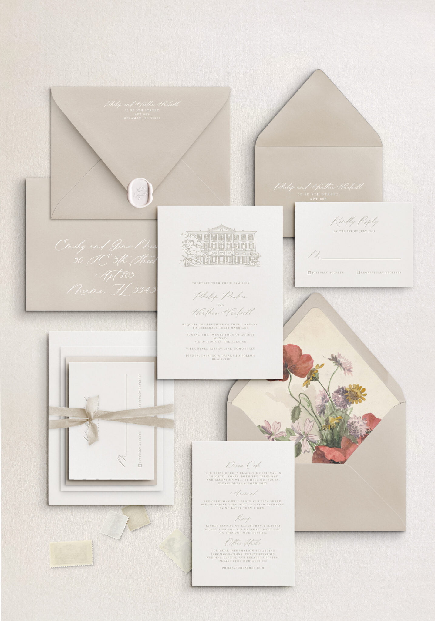 Semi Custom Wedding Invitations Papira