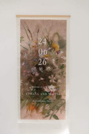 FINE ART WEDDING WELCOME SIGN